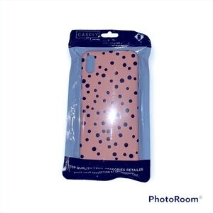 Casely iPhone XS Max Polka Dot Case